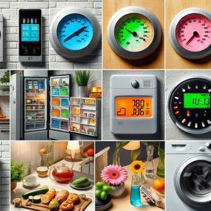Moderne Haushaltsgeräte und energieeffiziente Geräte