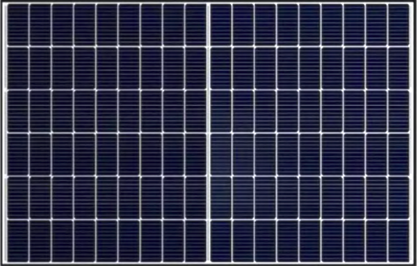 Panneau solaire bifacial