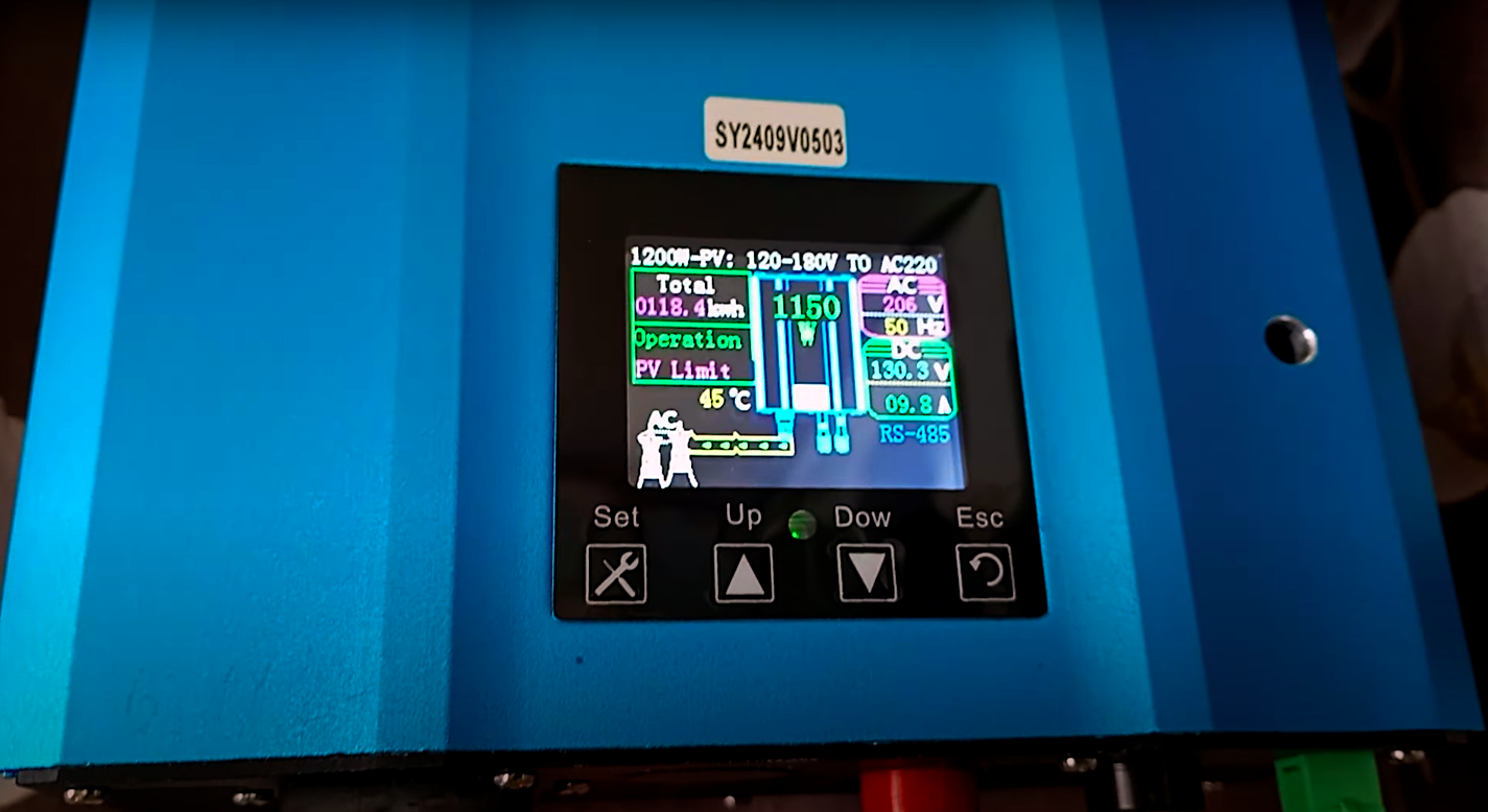 Maximum generation on Soyosource inverter