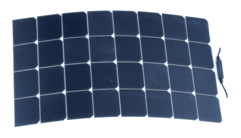 Semi-flexibel solpanel