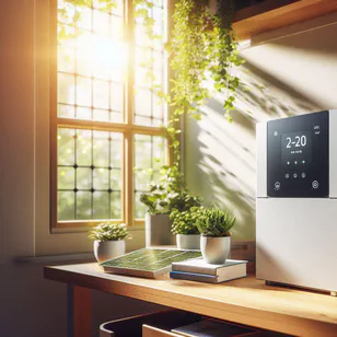 Một biến tần hybrid điện thấp cũ với thông số kỹ thuật hiển thị, làm nổi bật tiềm năng và giới hạn của nó trong các thiết lập năng lượng mặt trời hiện đại